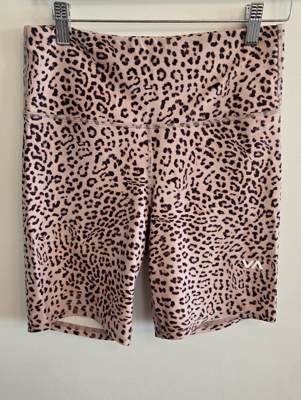 RVCA Leopard Print Bike Shorts - Picture 1 of 3